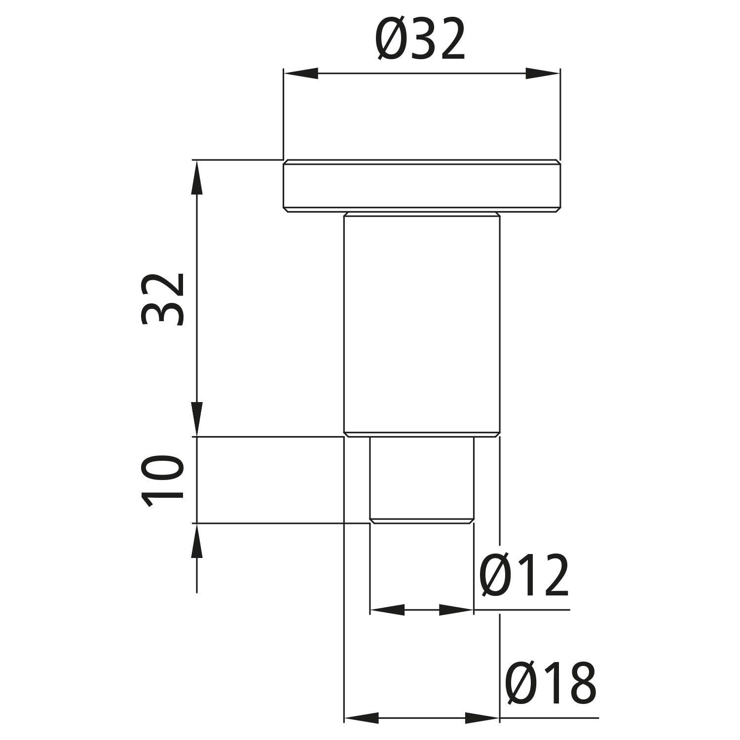 Rastbolzen Bolzendurchmesser 12mm